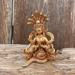 Naga Kanya Buddhist Figurine Snake Goddess Home Decor