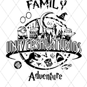 Familien Abenteuer 2025 svg, Familien Abenteuer svg, Universal Studios Adventure, Cut File Cricut