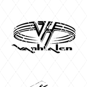 Van Halen Svg/Png/Jpg Files For Cricut, Rock Bands