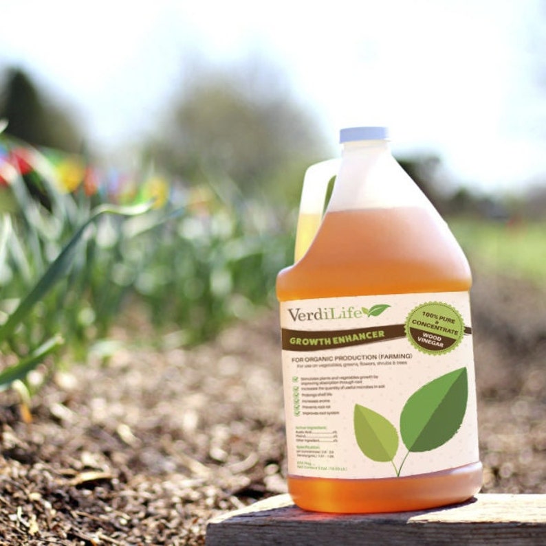 Wood Vinegar 1 Gallon Verdilife Wood Vinegar 100 Pure and Concentrate Etsy