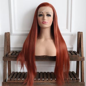 Mulled Wine Lace Wig Straight 13x4 Lace Wig