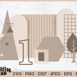 Event Backdrop Svg, Birthday Backdrop Svg, Laser Cut File, Vector Digital Design, Svg, Eps, Dxf, Png, Instant Download