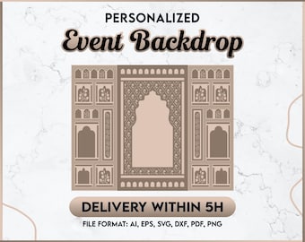 Custom Event Backdrop Design | High-Resolution, Print-Ready Backdrops for Weddings, Birthdays & Special Occasions