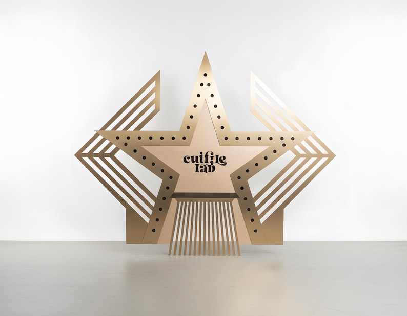 Star Backdrop SVG, Wedding Birthday Decor, Laser Cut File (digital ...
