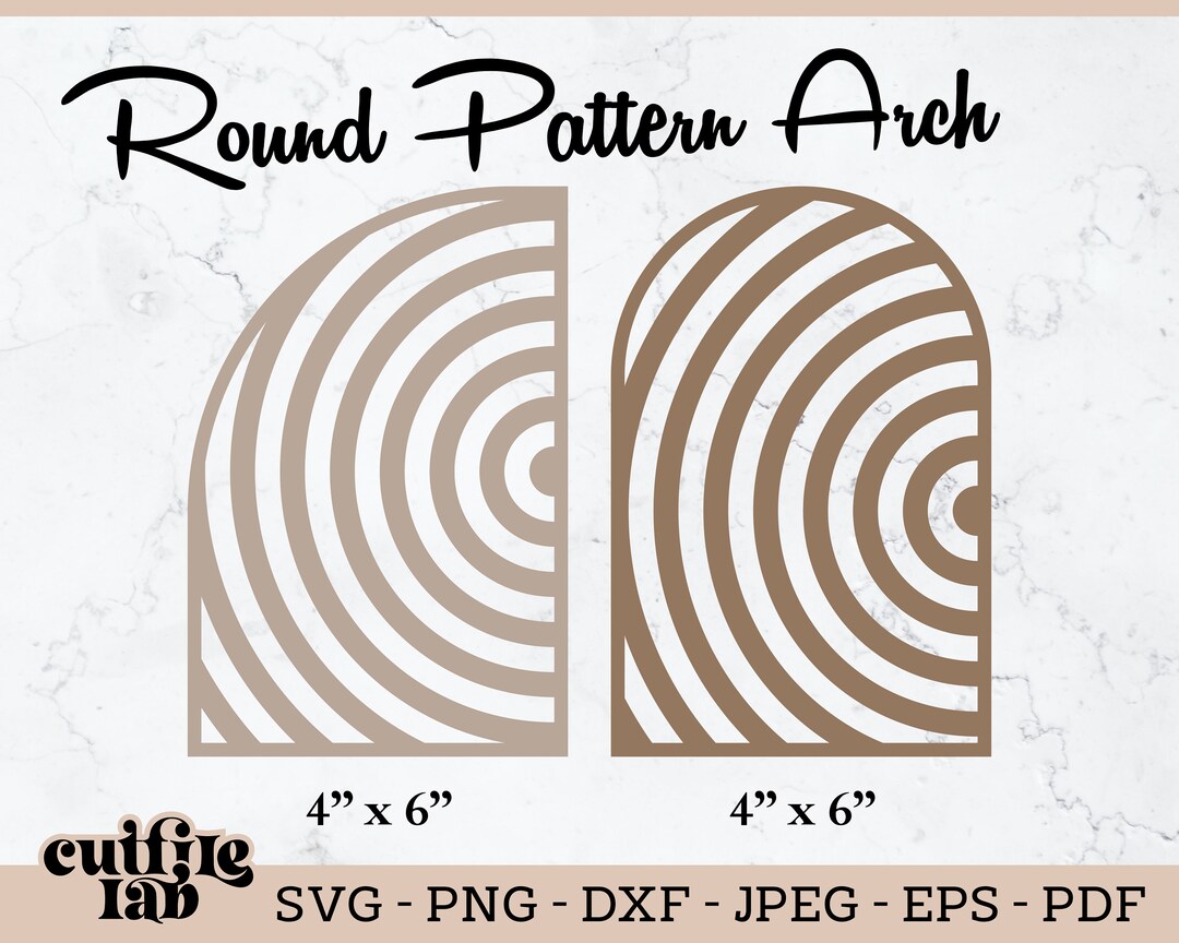 Arch Router Pattern Template Spiral Pattern Arch Template SVG, Wedding, Event Decor (digital ...