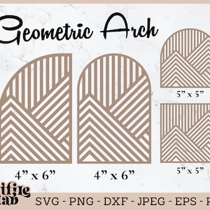 Geometric Table Arch Template svg, Birthday Arch, Event Arch, Wedding Arch, Laser Cut File, Vector Design, Svg, Eps, Dxf, Instant Download