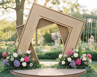 Arch Sign SVG Template, Wedding & Event Decor (Digital Download)