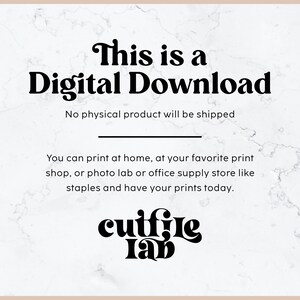 May include: A digital download graphic with the text "This is a Digital Download." The image states that no physical product will be shipped and provides printing options. The Cutfile Lab logo is at the bottom.
