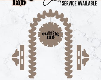 Arch Backdrop SVG, Wedding Sign Template (Digital Download)