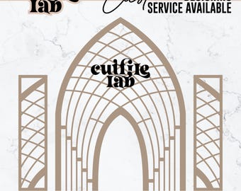 Moorish Arch SVG, Islamic Pattern, Laser Cut File