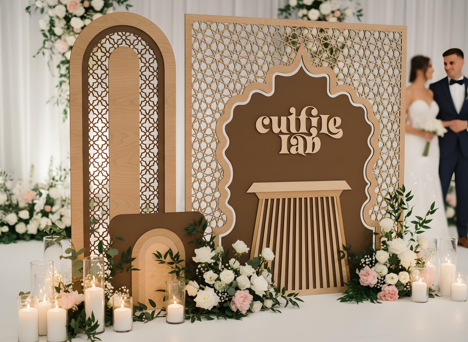 Moorish Arch Backdrop SVG, Islamic Art Laser Cut File (digital Download ...