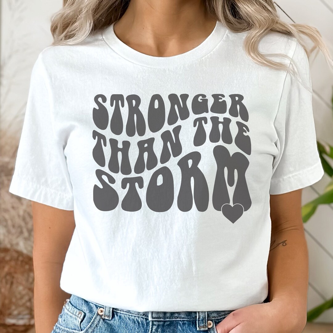 Stronger Than the Storm Cancer T-shirt Adult and Teen Cancer - Etsy