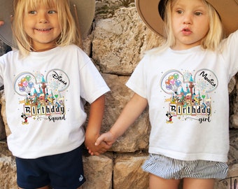 Disneyworld Birthday Girl Shirt, Custom Disneyland Shirt, Birthday Girl Tee, Disney Squad, Disneyworld Birthday,Birthday Squad,Disney Cruise