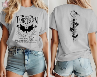 The Thirteen Throne Of Glass T-Shirt, From Now Until The Darkness Claims Us Shirt, We Are The Thirteen Shirt, Book Lover Shirt,Bookish Shirt