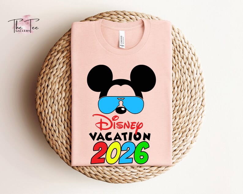 Disney Vacation 2026 Shirt, Family Vacation 2026, Disney Cruise shirt, Minnie Tee, Disneyworld Trip, Disneyland Couple Shirt, Couple Gifts image 10
