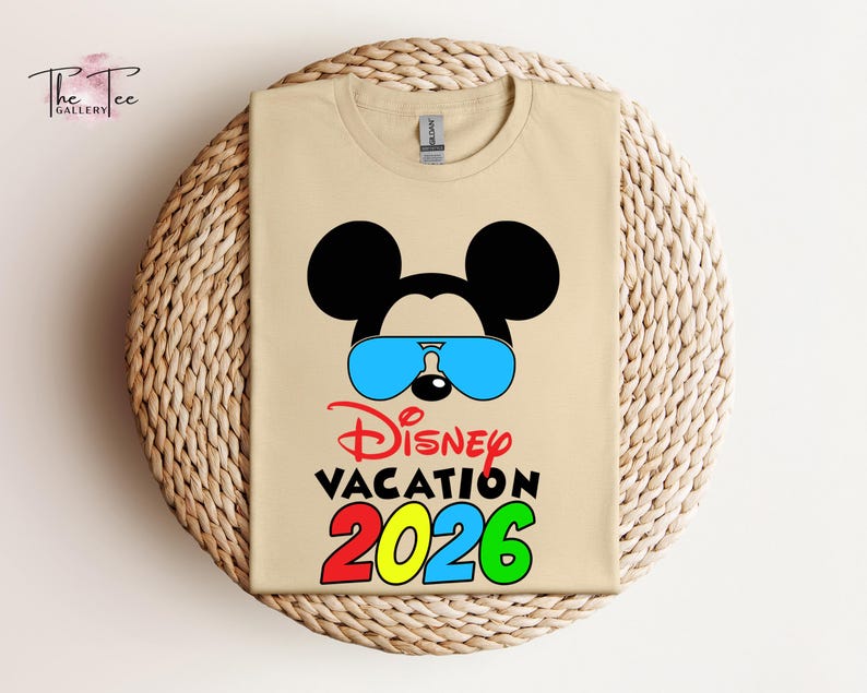 Disney Vacation 2026 Shirt, Family Vacation 2026, Disney Cruise shirt, Minnie Tee, Disneyworld Trip, Disneyland Couple Shirt, Couple Gifts image 2