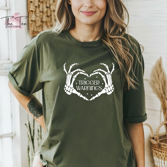 Trigger Warnings Shirt, Dark Romance TShirt, Bookish Tee, Booktok Merch, Funny Gift for Readers, Book Club Shirt, SmutShirt, Book Lover Gift