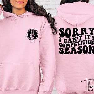 Sorry Can't Comp Season Comp Season Sweatshirt, Cheer Competition Sweatshirt, Retro Dance Competition, Dance Mom Sweat, Favorite Season