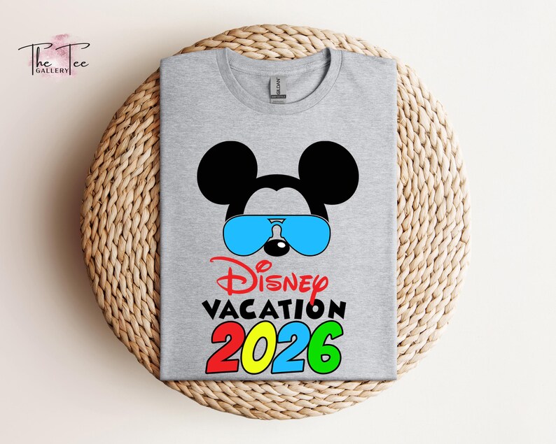 Disney Vacation 2026 Shirt, Family Vacation 2026, Disney Cruise shirt, Minnie Tee, Disneyworld Trip, Disneyland Couple Shirt, Couple Gifts image 8