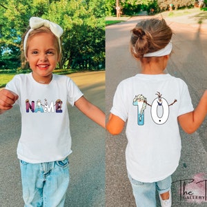 Personalized Frozen Shirt, Frozen Family Birthday, Frozen Personalized Tee, Birthday Girl Outfit, Frozen Birthday Party, Birthday Tshirt