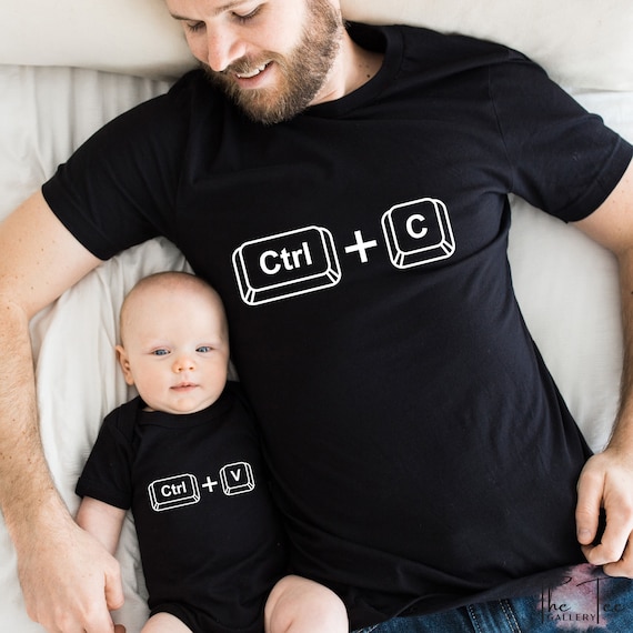 Matching Retro Copy Paste Shirts, Ctrl V: Father's Day Gift Matching Retro Copy Paste Shirts, Ctrl V: Father's Day Gift