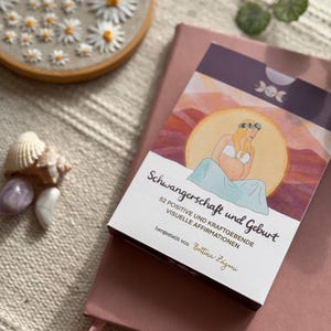 DEUTSCHES DECK ! Schwangerschaft und Geburt Affirmationskarten