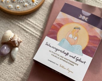 DEUTSCHES DECK ! Schwangerschaft und Geburt Affirmationskarten
