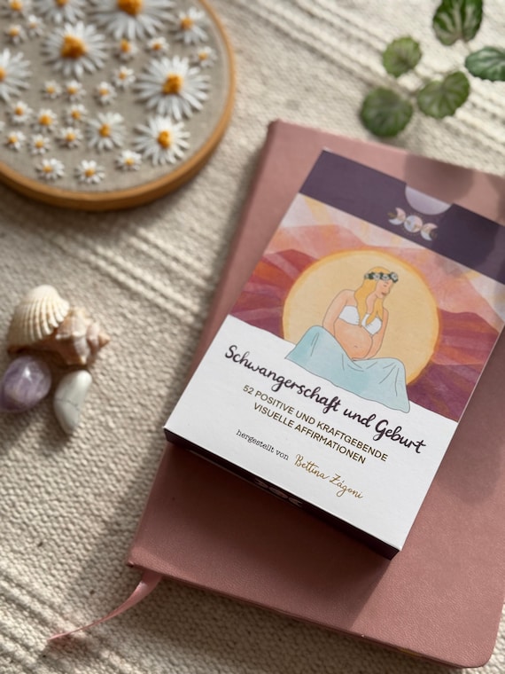 GERMAN DECK ! Schwangerschaft und Geburt Affirmationskarten
