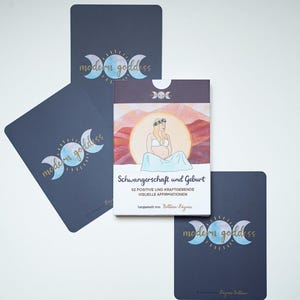 GERMAN DECK ! Schwangerschaft und Geburt Affirmationskarten image 10