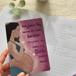 Schwangerschaft und Geburt Affirmationskarten