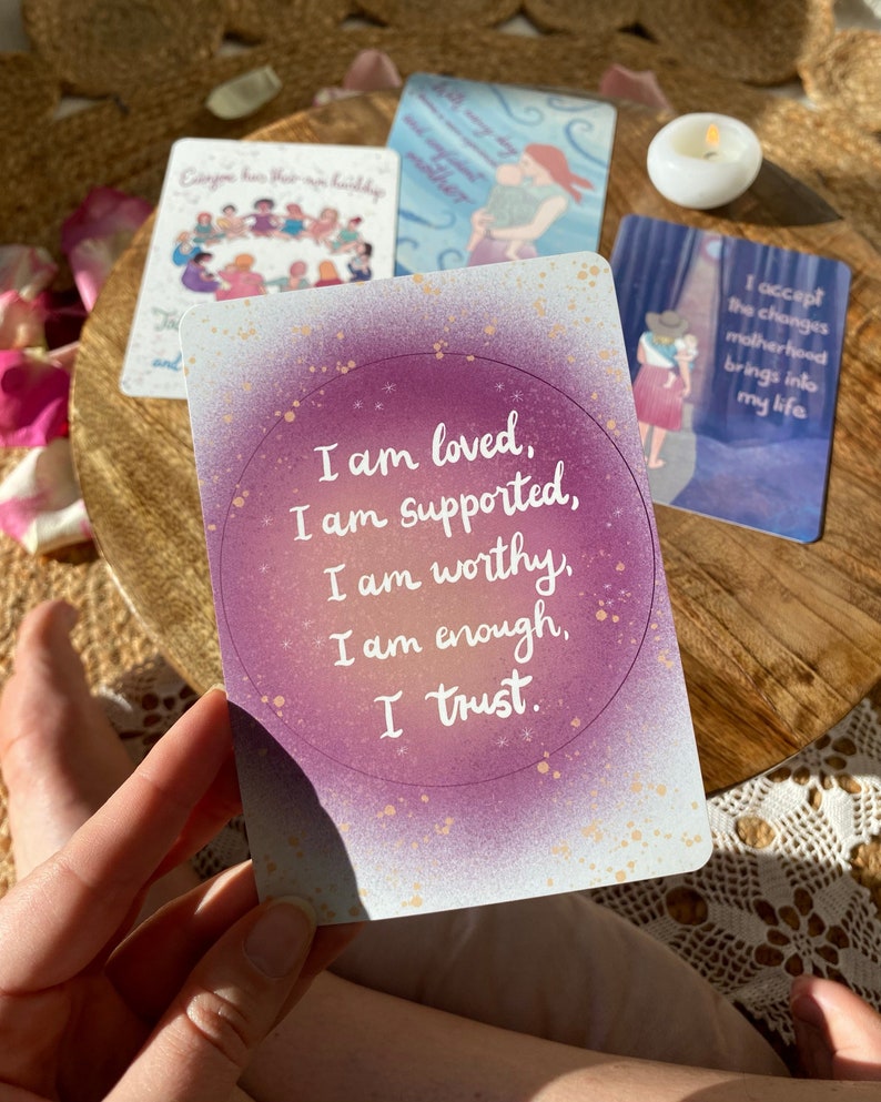 Postpartum and Motherhood Affirmation Cards