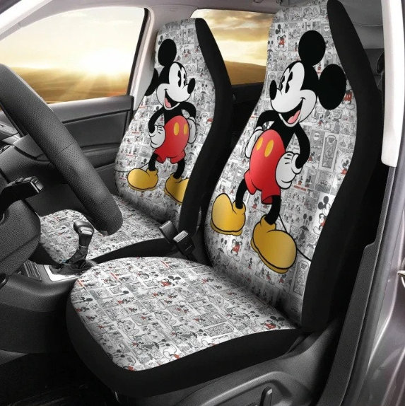 Mickey mouse seat covers deals