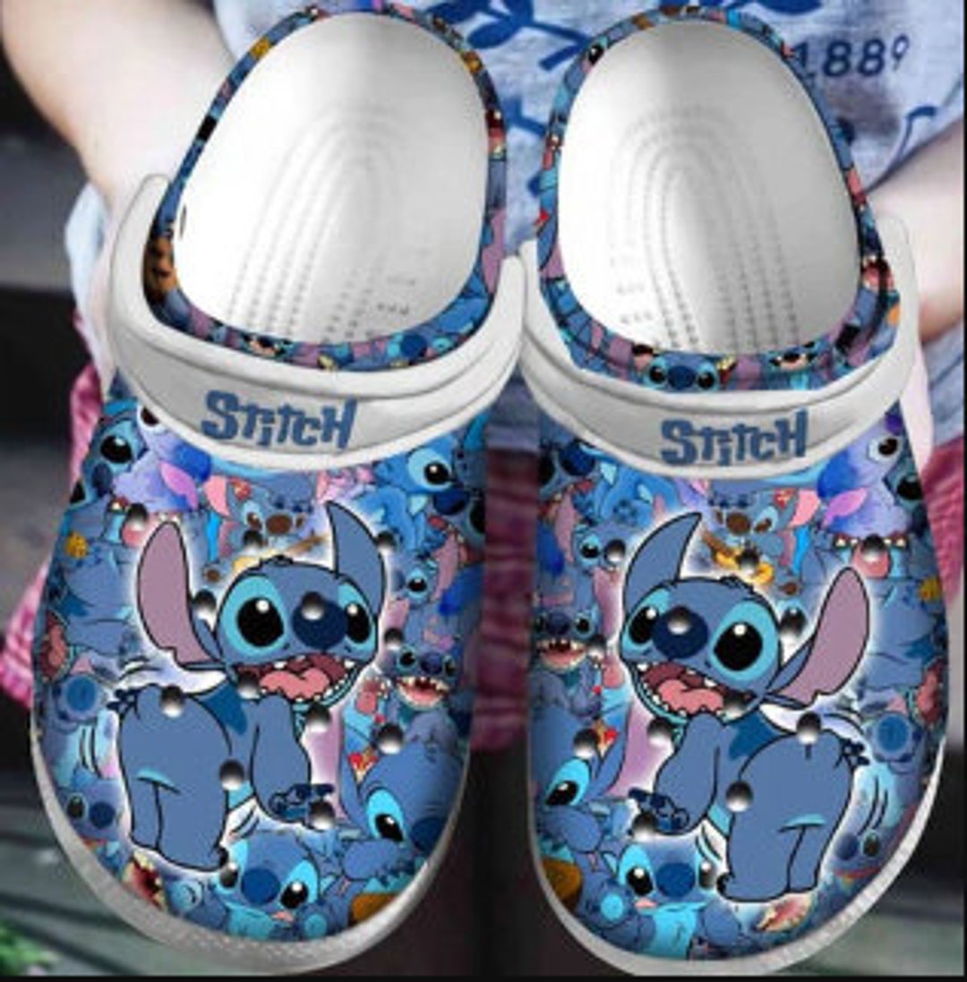 Custom Cute Lilo and Stitch Shoes, Stitch Shoes, Stitch Sandals, Stitch ...