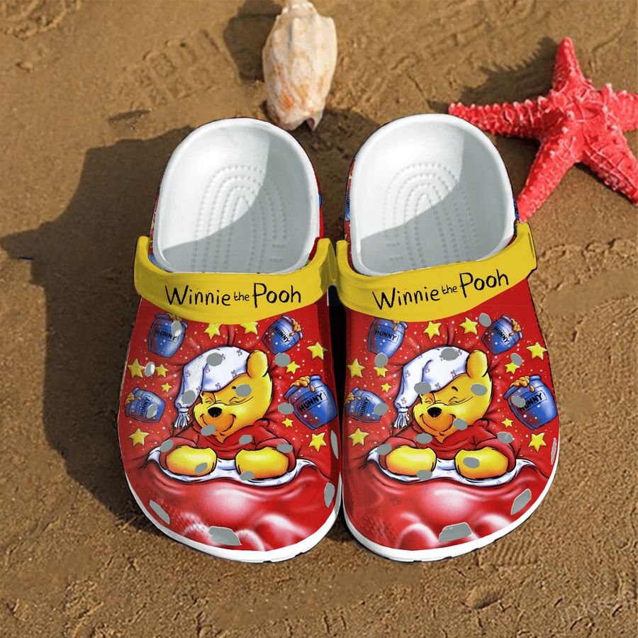 Winnie The Pooh Clogs, Custom Pooh Bear Clogs, Pooh Clogs