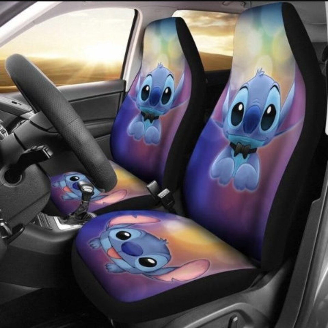 Stitch Cute Face 3D Car Seat Cover lilo And Stitch cartoon Art Inspired stitch-cute-face-3d-car-seat-cover-lilo-and-stitch-cartoon-art-inspired