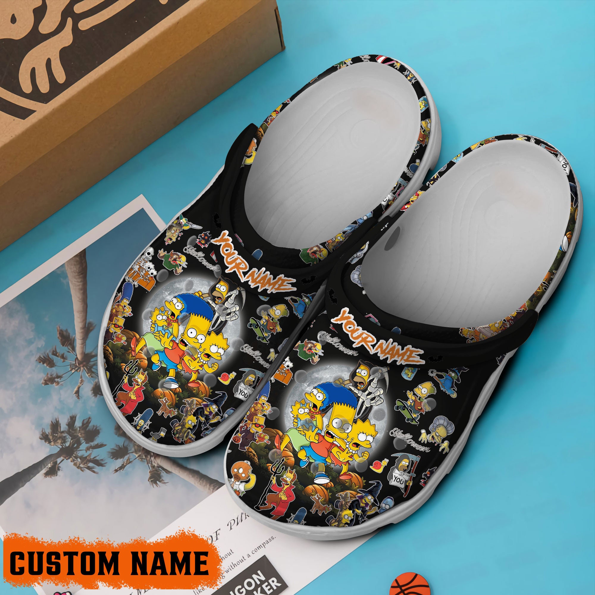 The Simpsons TV Series Clogs, The Simpsons Clogs, The Simpsons Summer Clogs