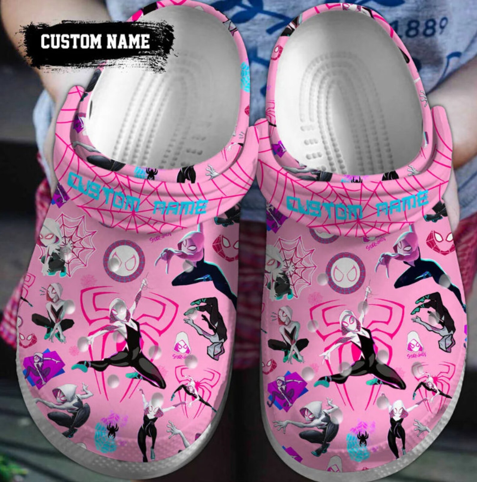 Spider Man Across the Spiderverse Shoes,personalized Spiderman Summer