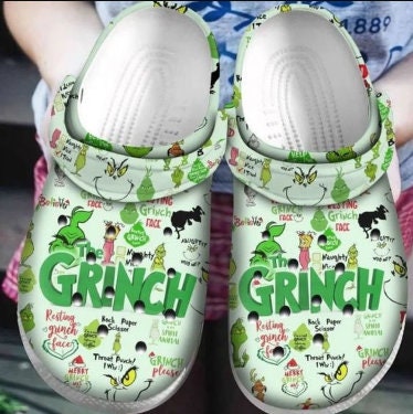 Grinch moccasins best sale