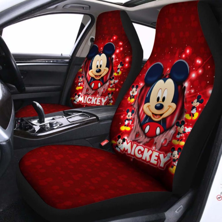 Cute Mickey Car Seat Cover, Mickey Car Seat Protection, Mickey Car Cover, Mickey Fan Gift sold