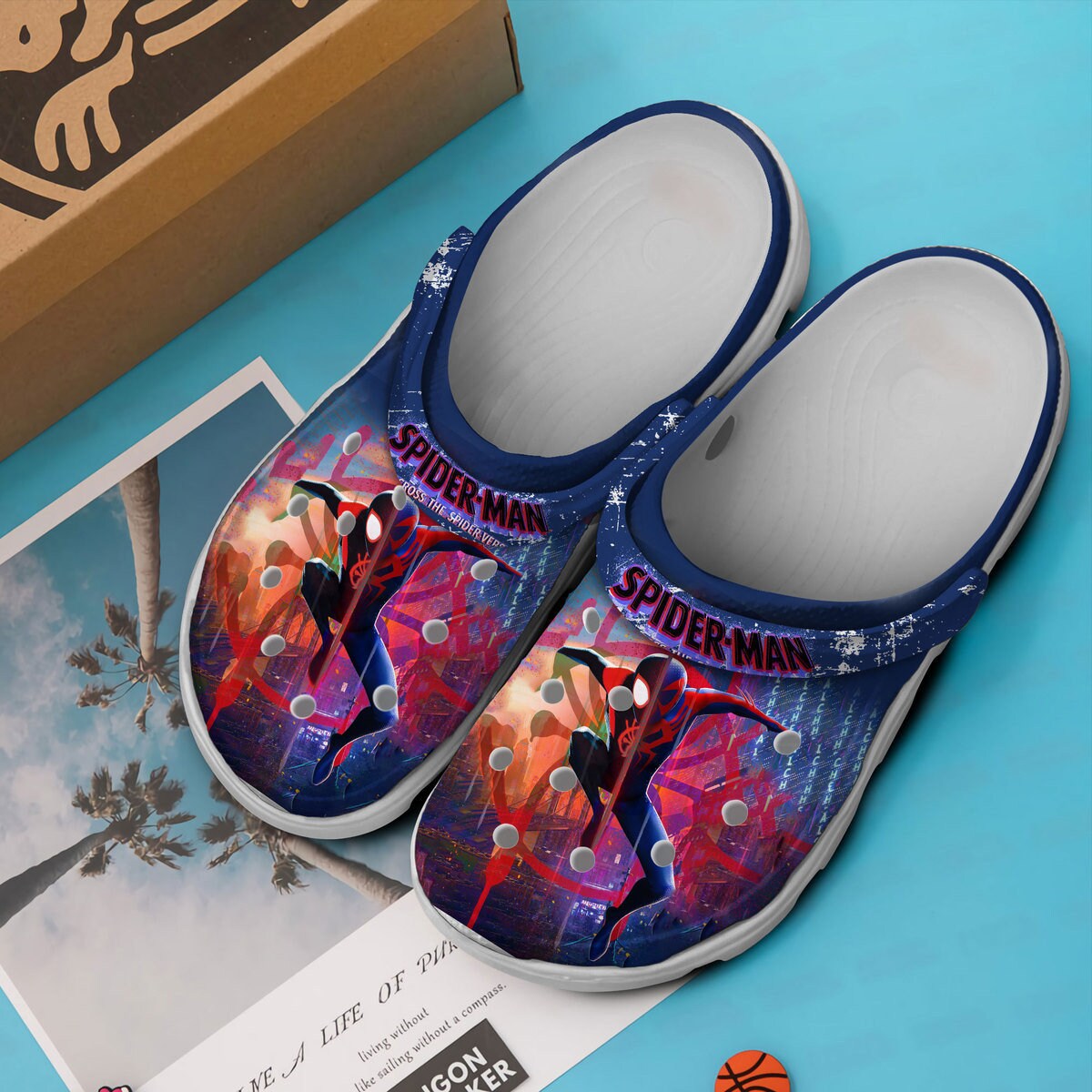 Spiderman Movie Cartoon Clogs, Spiderman Summer Clogs