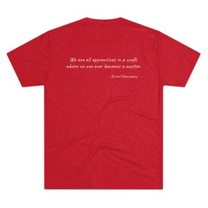 Unisex Tri-Blend Crew Tee - Ernest Hemingway