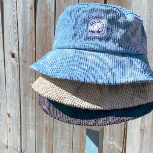 Corduroy Dye Bucket hat | bucket hat |  3 colors |  corduroy |  trendy bucket hat