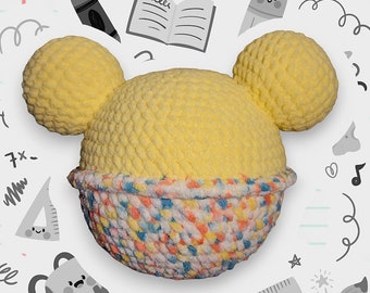 Plush Mouse Pillow Crochet Pattern