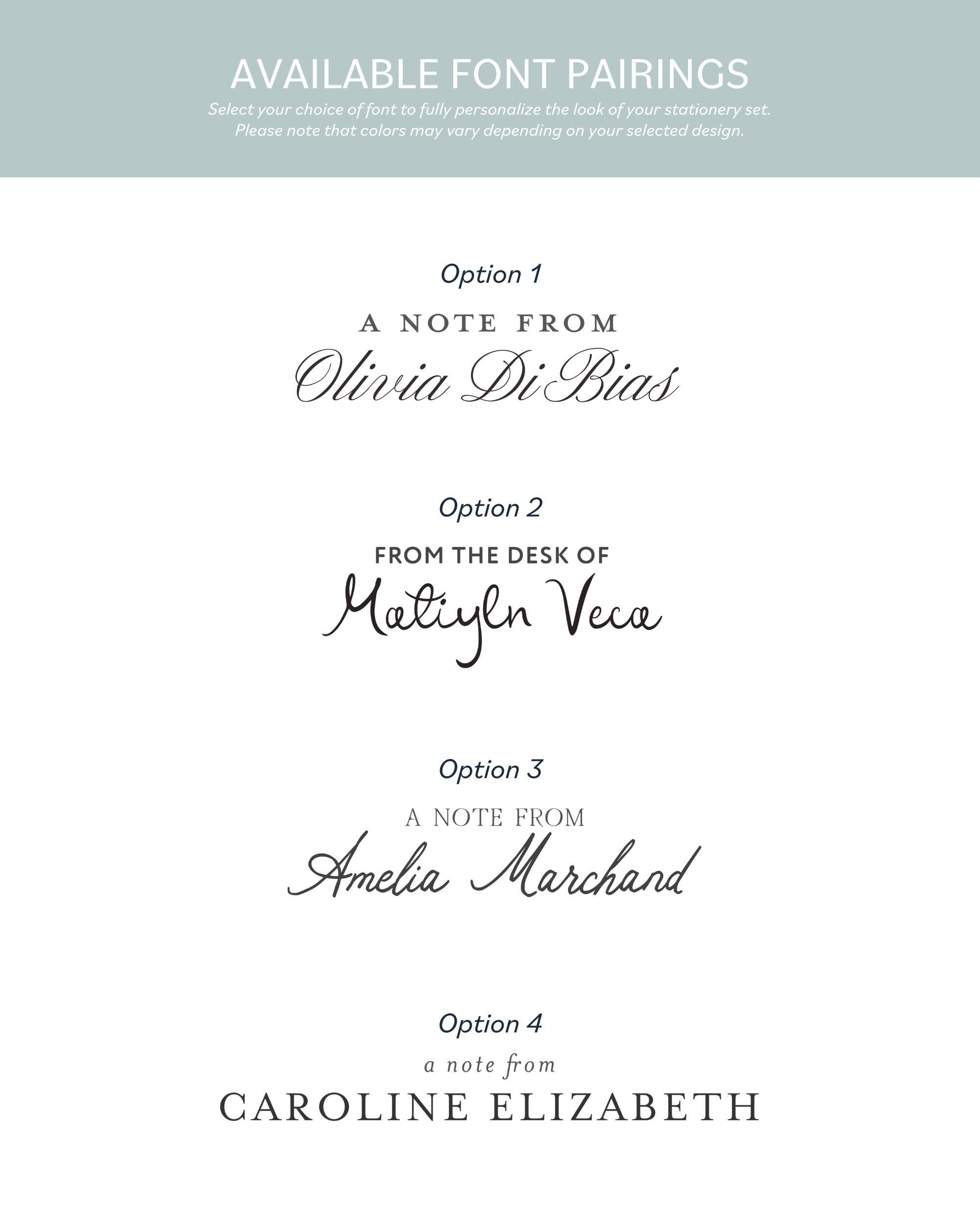 Set of 25 Personalized Watercolor Tulip Stationery Set: Custom Floral ...