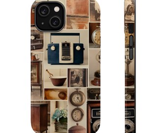MagSafe Tough Case  Vintage  Retro Home Decor Elements Eclectic Collection Boho Cases   iPhone 14, Iphone 15 Case