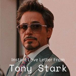 Sofort Liebesbrief von Tony Stark