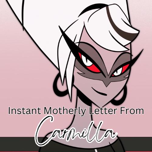 Hazbinhotel CARMILLA 8×10in サイン入りプリント Carmilla carmine hazbin hotel - Etsy Portugal