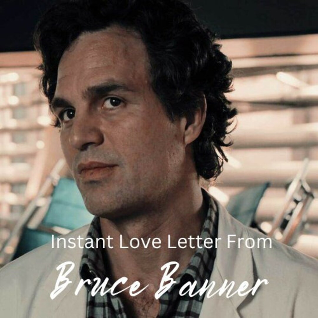 Instant Love Letter From Bruce Banner Etsy