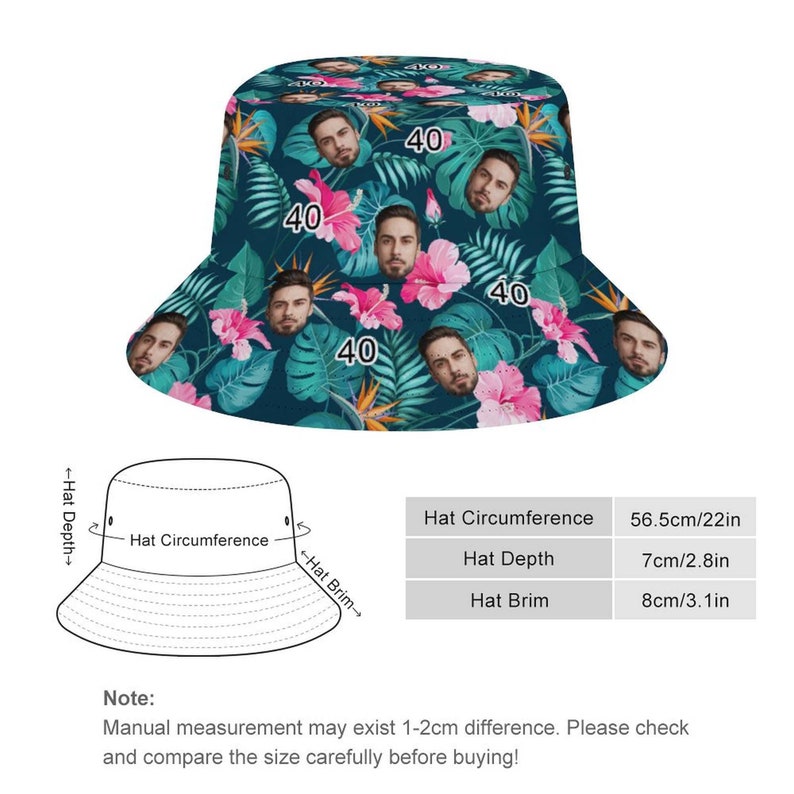 Custom Birthday Hawaiian Shirt Trunks Bucket Hat with Face, Dog Hawaiian shirt, Hawaii Shirt for Men, Personalized Hawaiian Shirt, man shirt image 9