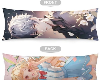 Personalized Dakimakura Body Pillowcase, Custom Anime Body Pillow Case, Personalised Pillow Cover, Photo On Pillow Case, Picture Pillow Case